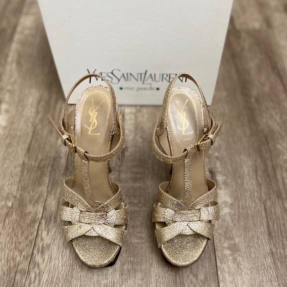 Saint Laurent Shoes Ysl Yves Tribute Sandals Poshmark